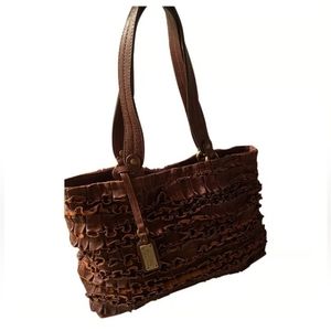 MOSCHINO CHEAP AND CHIC Leather Bag  OS Brown Moschino